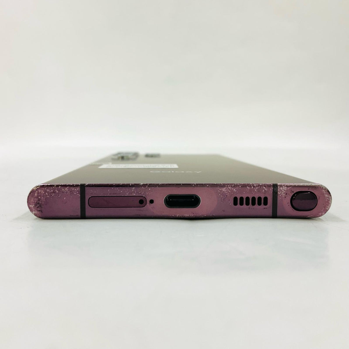 【最速発送】SAMSUNG Galaxy S22 Ultra 256GB バーガンディ SIMフリー SCG14 白ロム【難有】