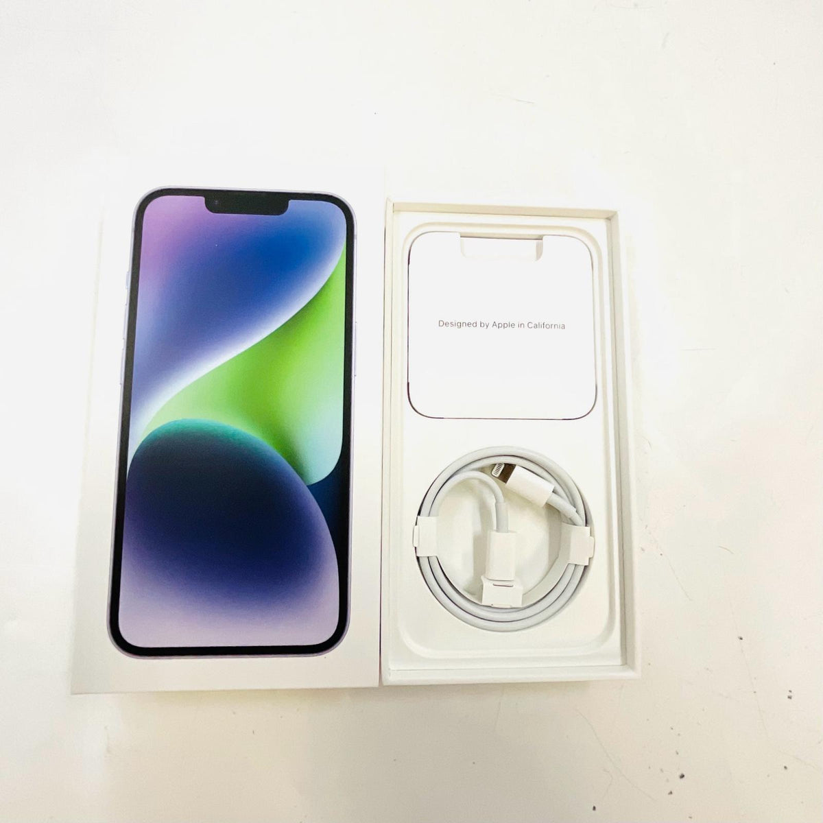 【全額返金保証】【最速発送】Apple iPhone iPhone 14 128GB パープル 楽天モバイル 白ロム 美品 動作確認済 86%