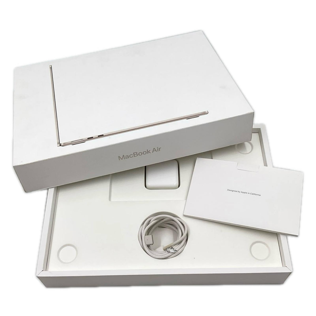 【全額返金保証】【最速発送】Apple MacBook Air 13インチ 2024 Apple M3 8GB SSD 512GB スターライト 99% 美品 動作確認済