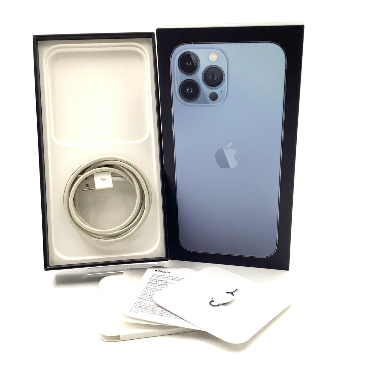 【全額返金保証】【最速発送】Apple iPhone iPhone 13 Pro Max 256GB シエラブルー SIMフリー 白ロム 動作確認済 75%