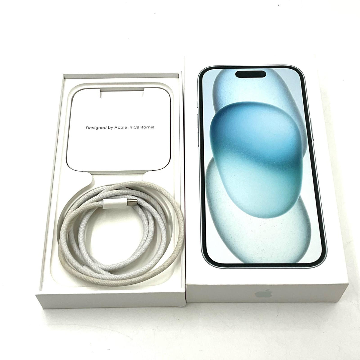 【全額返金保証】【最速発送】Apple iPhone iPhone 15 256GB ブルー docomo SIMフリー 白ロム 美品 動作確認済 80%