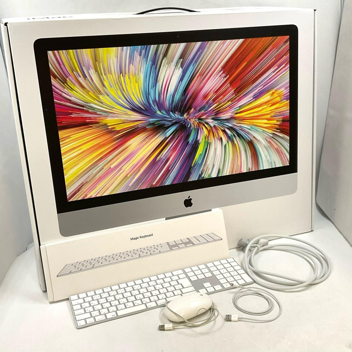 【全額返金保証】【最速発送】Apple iMac 27インチ 6-Core Intel Core i5 64GB SSD 256GB シルバー 美品 動作確認済