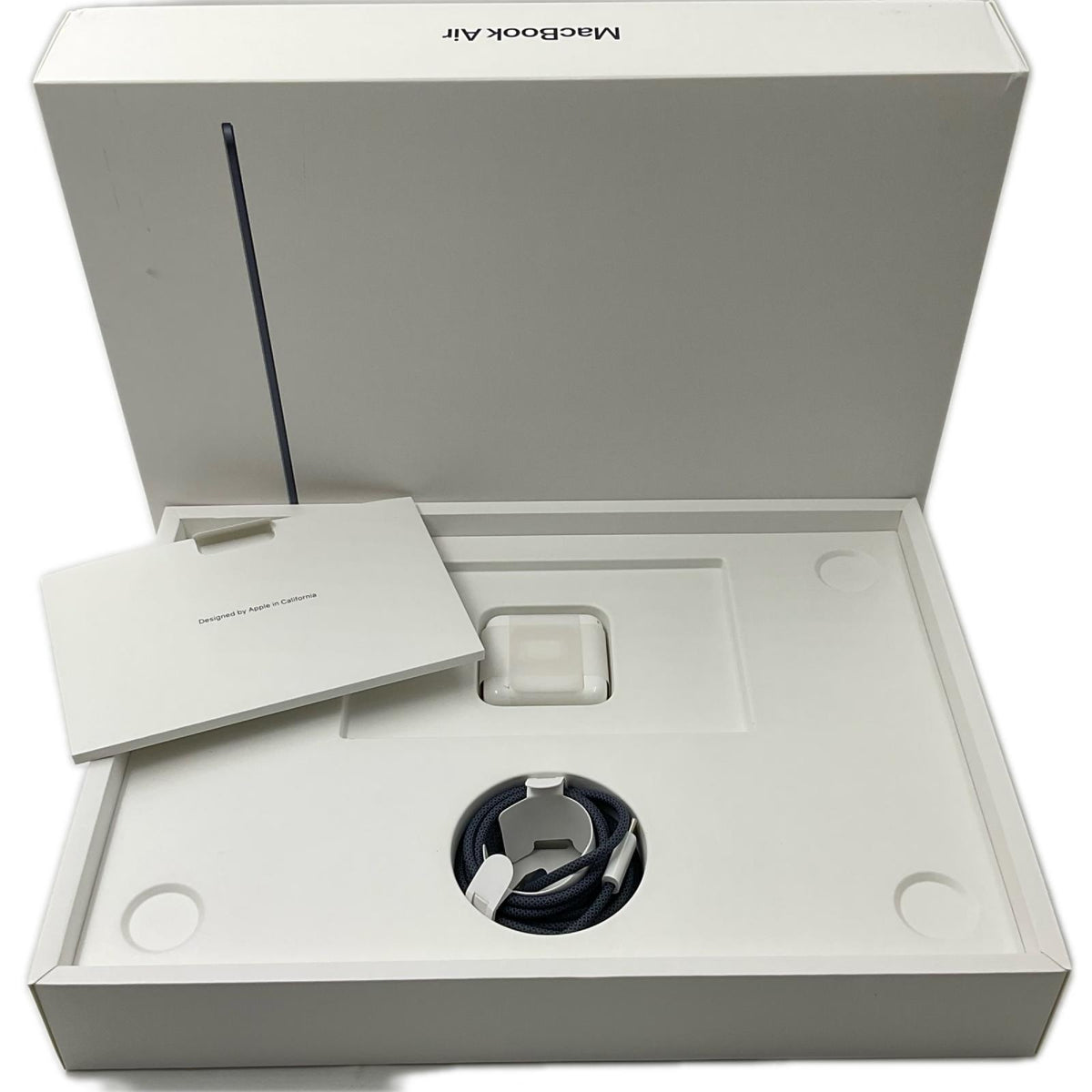 【全額返金保証】【最速発送】Apple MacBook Air 13.6インチ 2022 Apple M2 8GB SSD 512GB ミッドナイト 100% 美品 動作確認済