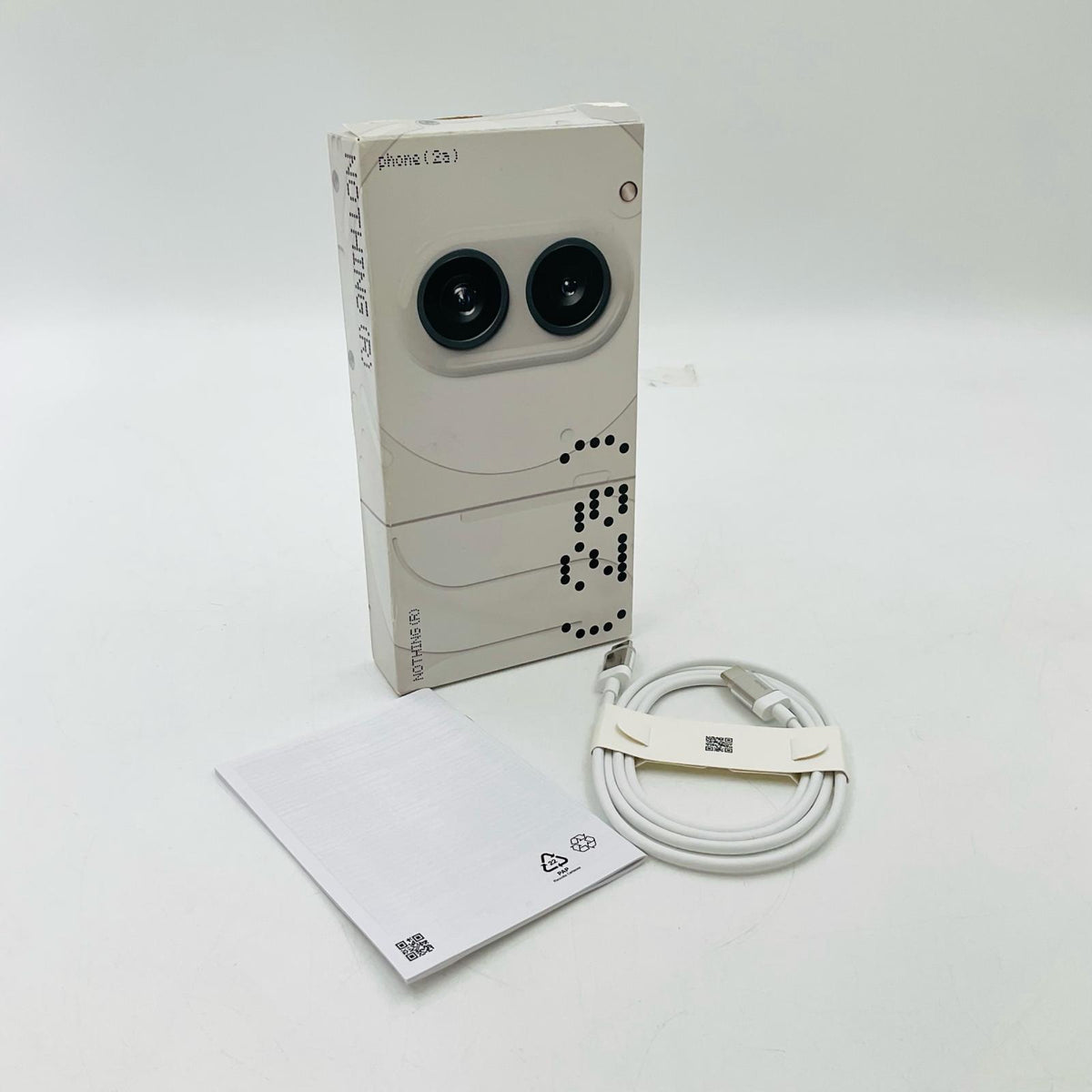 【全額返金保証】【最速発送】NOTHING NOTHING(2a) 128GB ミルク SIMフリー A142 白ロム 動作確認済