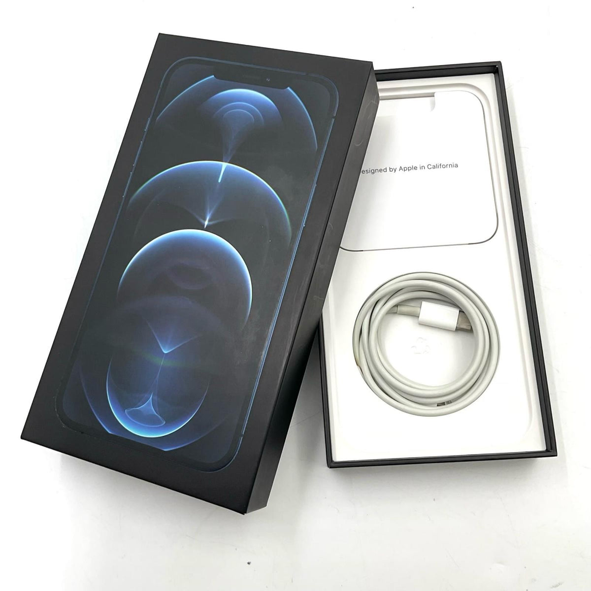 【全額返金保証】【最速発送】Apple iPhone iPhone 12 Pro Max 128GB パシフィックブルー au 白ロム 動作確認済 83%