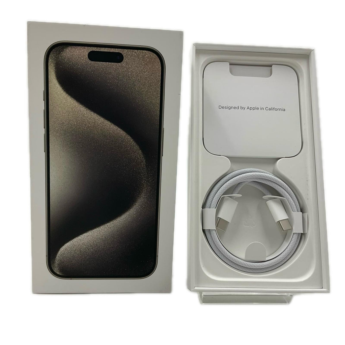 【全額返金保証】【最速発送】Apple iPhone iPhone 15 Pro 128GB ナチュラルチタニウム au SIMフリー 白ロム 美品 動作確認済 89%