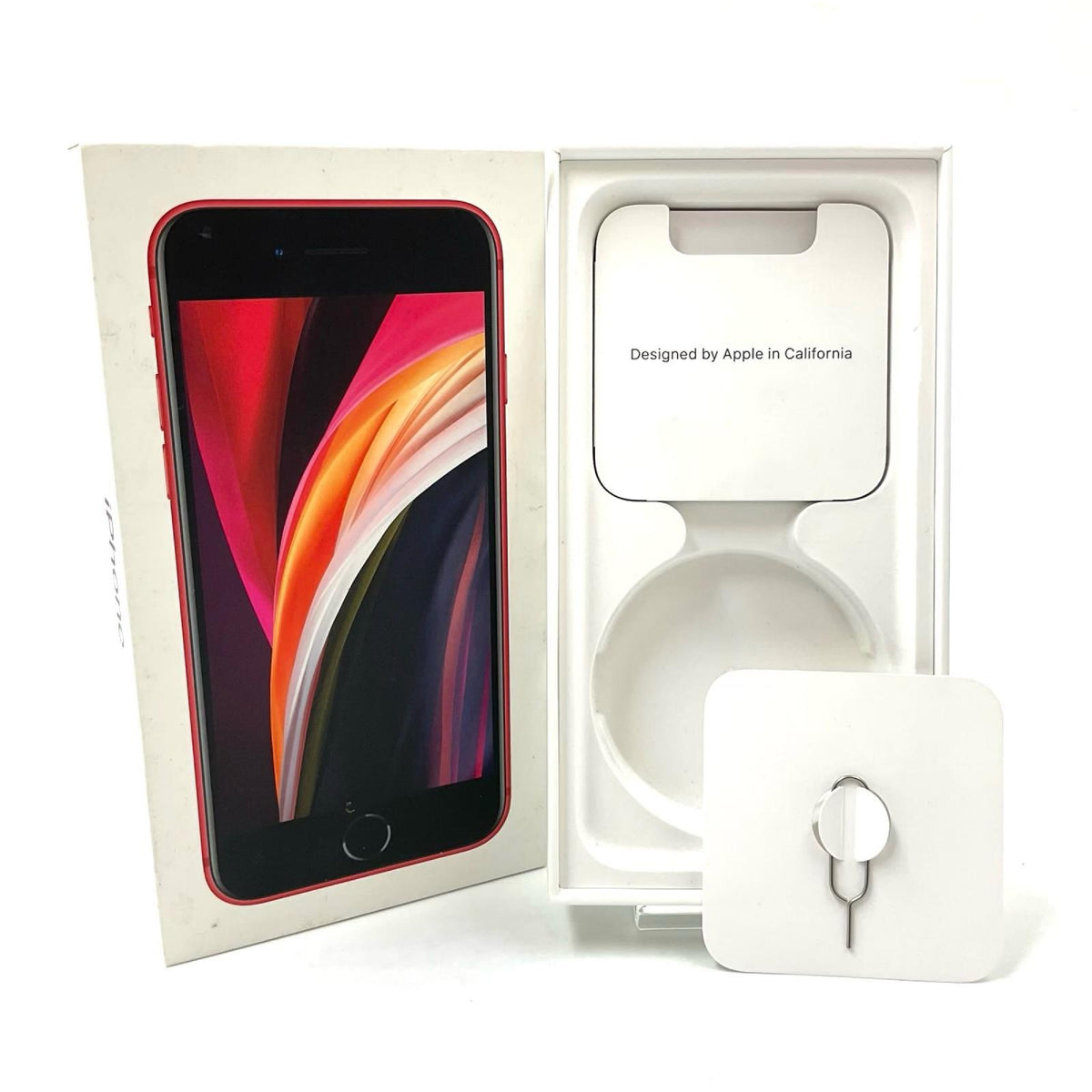 【全額返金保証】【最速発送】Apple iPhone iPhone SE (2nd generation) 128GB (PRODUCT)RED docomo SIMフリー 白ロム 動作確認済 76%