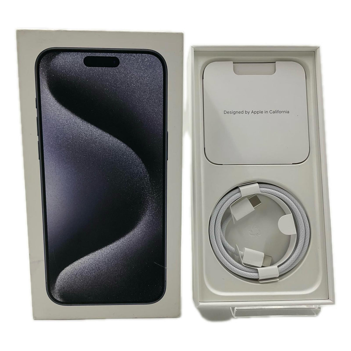 【全額返金保証】【最速発送】Apple iPhone iPhone 15 Pro Max 256GB ブルーチタニウム au SIMフリー 白ロム 美品 動作確認済 100%