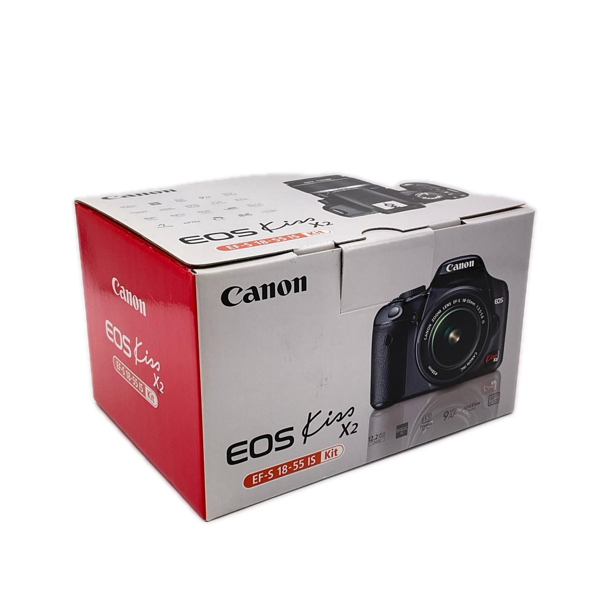 【全額返金保証】【最速発送】Canon デジタル一眼 EOS Kiss X2 ボディ ブラック 動作確認済