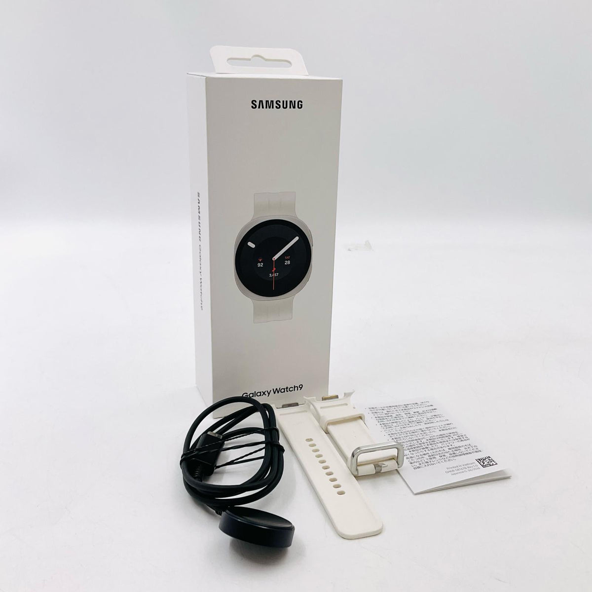 【全額返金保証】【最速発送】SAMSUNGSAMSUNG Galaxy Watch9 (ZSMD) 32GB クリーム Softbank SIMフリー SM-L345F 美品 動作確認済