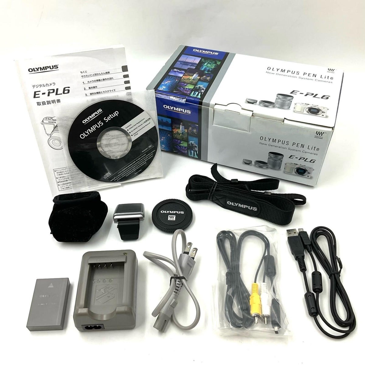 【最速発送】OLYMPUS デジタル一眼 OLYMPUS PEN Lite E-PL6 ボディ ホワイト【難有】