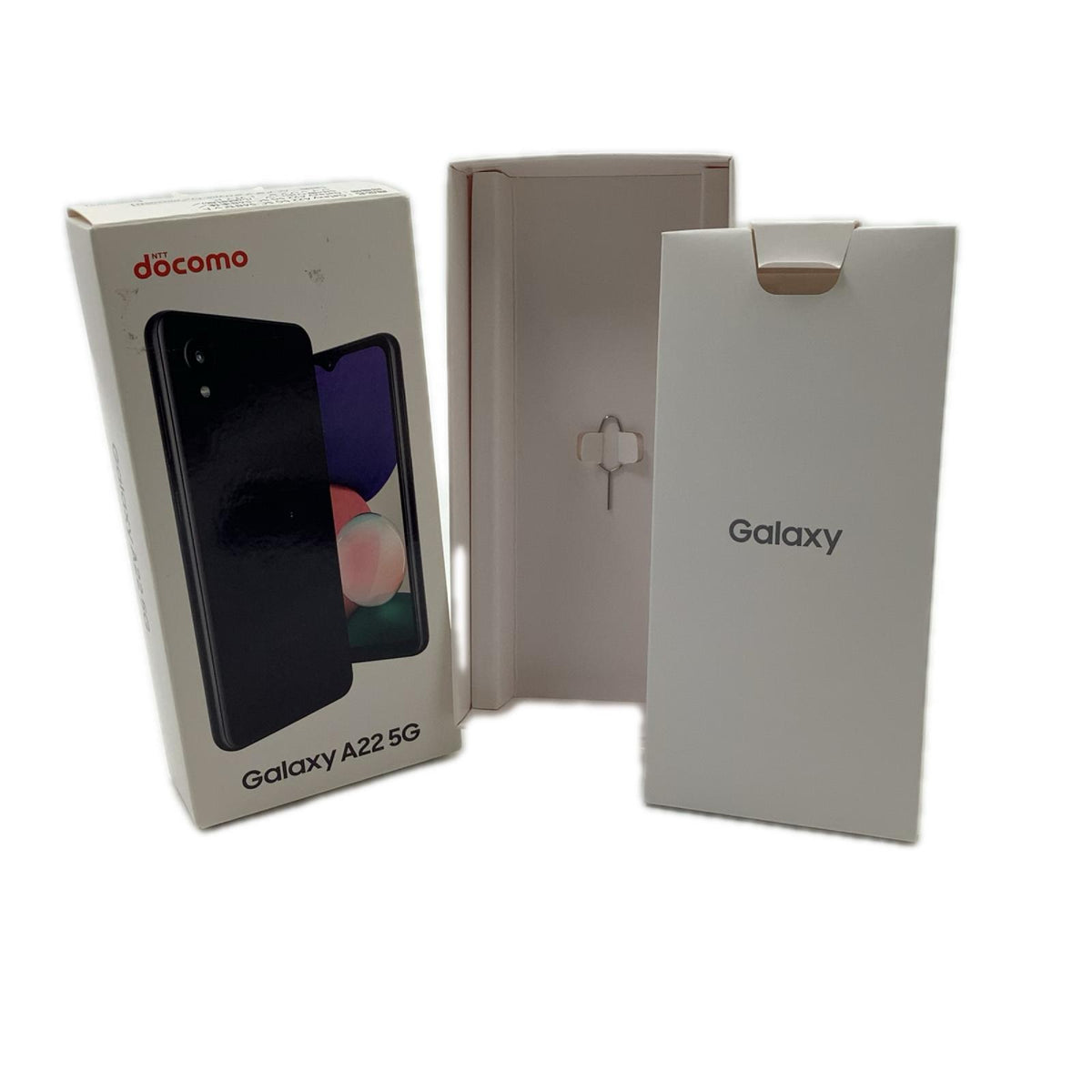 【最速発送】SAMSUNG Galaxy A22 5G 64GB ブラック docomo SC-56B 白ロム【難有】