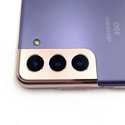 【最速発送】SAMSUNG Galaxy S21 5G ファントムバイオレット docomo SC-51B 白ロム【難有】