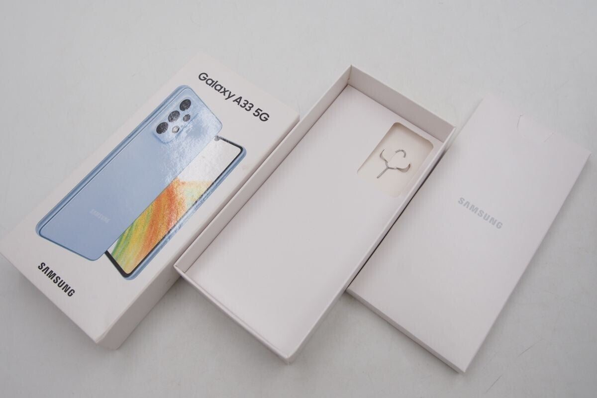 【全額返金保証】【最速発送】SAMSUNG Galaxy A33 5G 128GB ブルー SIMフリー 美品 動作確認済