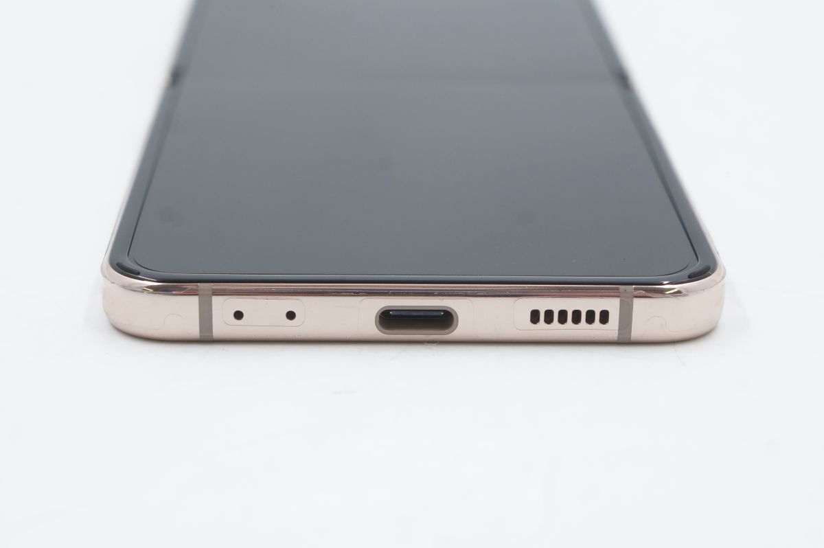 【全額返金保証】【最速発送】SAMSUNG Galaxy Z Flip4 128GB ピンクゴールド au SCG17 白ロム 新品未開封 即納OK