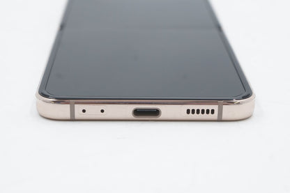 【全額返金保証】【最速発送】SAMSUNG Galaxy Z Flip4 128GB ピンクゴールド au SCG17 白ロム 新品未開封 即納OK