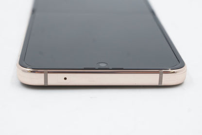 【全額返金保証】【最速発送】SAMSUNG Galaxy Z Flip4 128GB ピンクゴールド au SCG17 白ロム 新品未開封 即納OK