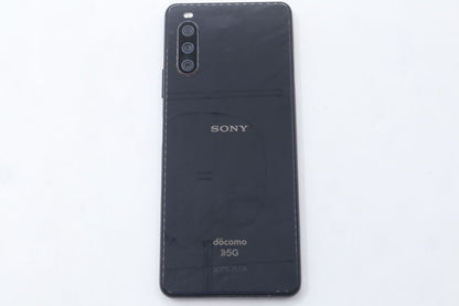 【全額返金保証】【最速発送】Sony Xperia 10 III 128GB ブラック docomo SO-52B 白ロム 動作確認済