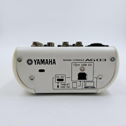 【全額返金保証】【最速発送】YAMAHA ミキシングコンソール AG03 動作確認済