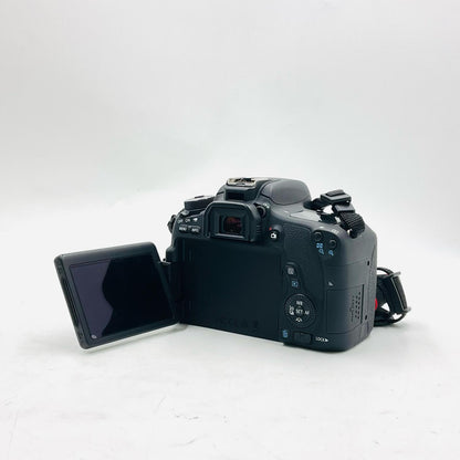 【全額返金保証】【最速発送】Canon デジタル一眼 EOS 8000D ダブルズームキット ブラック 美品 動作確認済