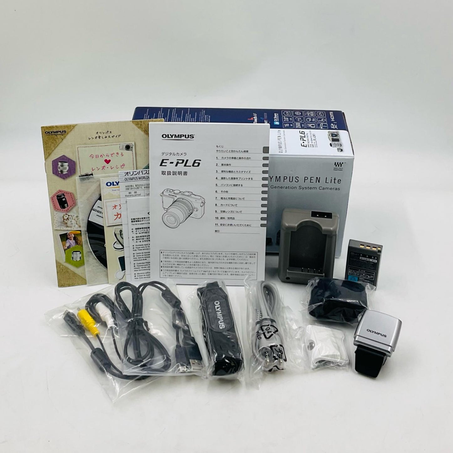 【最速発送】OLYMPUS デジタル一眼 ミラーレス一眼 PEN Lite E-PL6ボディ ホワイト【難有】