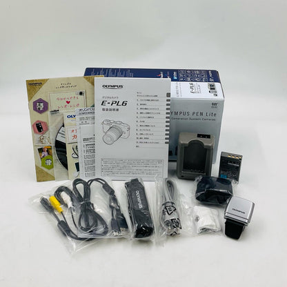 【最速発送】OLYMPUS デジタル一眼 ミラーレス一眼 PEN Lite E-PL6ボディ ホワイト【難有】
