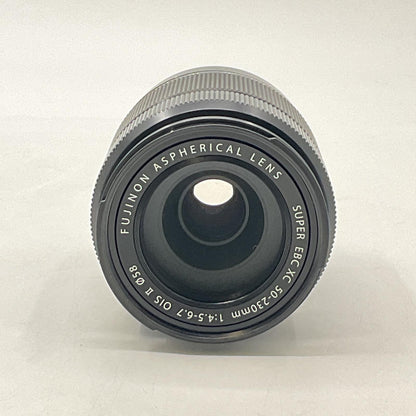 【全額返金保証】【最速発送】FUJIFILM XC50-230mm F4.5-6.7 OIS II ブラック 美品 動作確認済