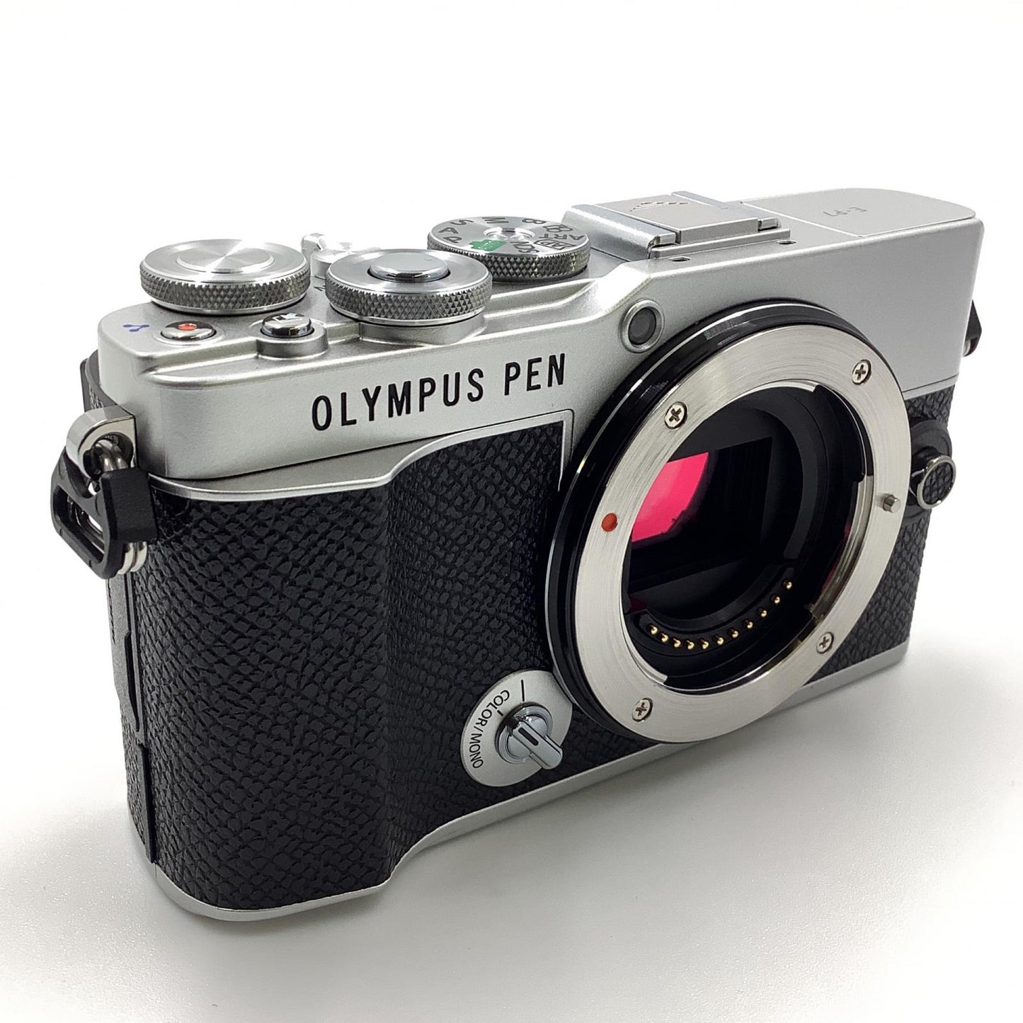 【全額返金保証】【最速発送】OLYMPUS デジタル一眼 PEN E-P7 シルバー 超美品 動作確認済