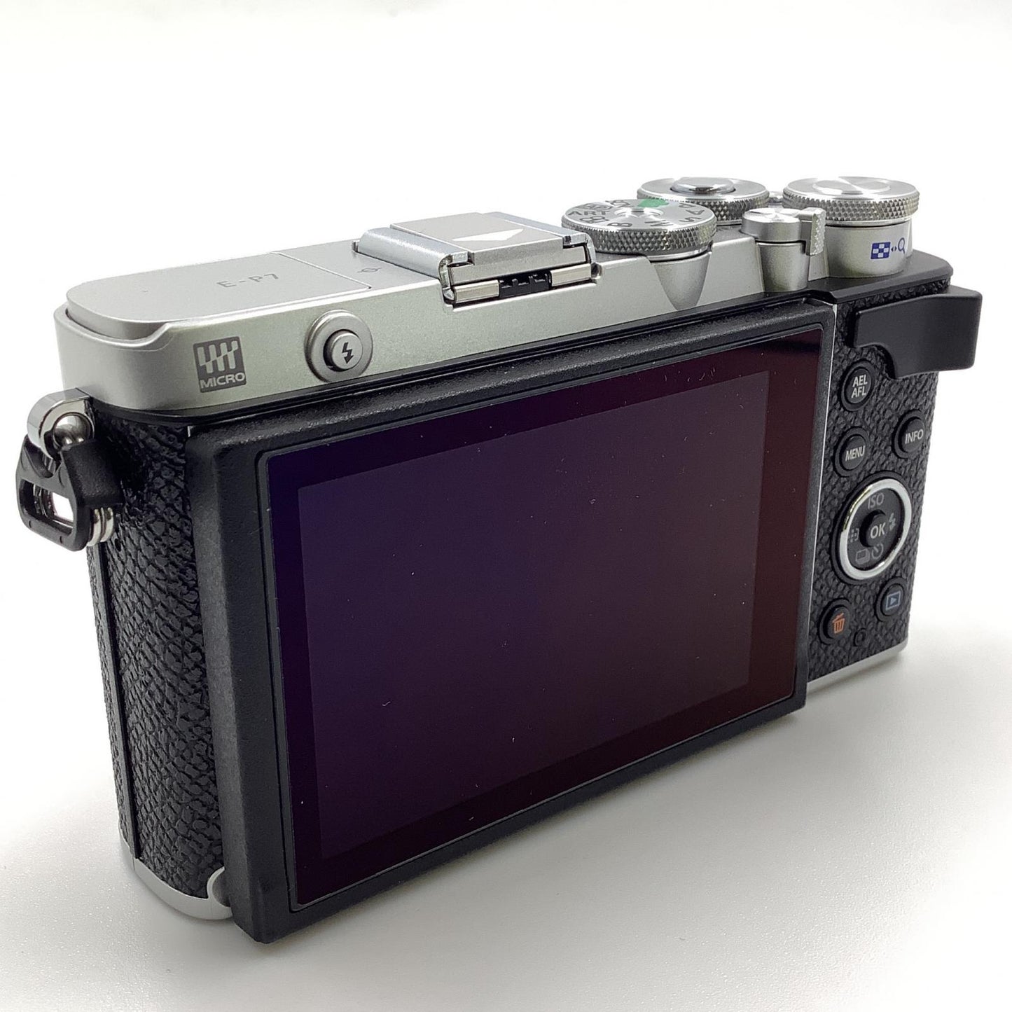 【全額返金保証】【最速発送】OLYMPUS デジタル一眼 PEN E-P7 シルバー 超美品 動作確認済