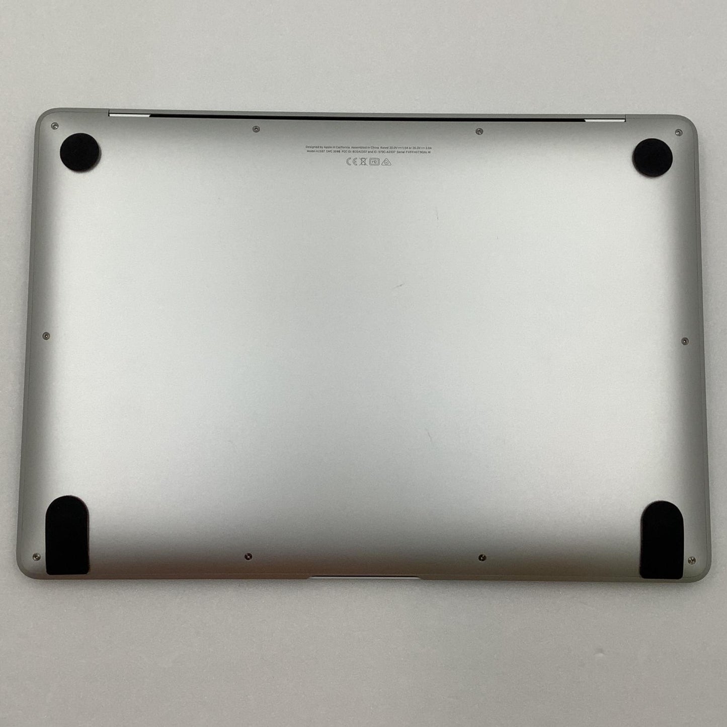 【全額返金保証】【最速発送】Apple MacBook Air Air 13.3インチ 2020 M1 8コア 8GB SSD 256GB シルバー 97% 超美品 動作確認済