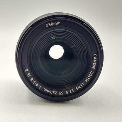 【全額返金保証】【最速発送】Canon EF-S55-250mm F4-5.6 IS II 美品 動作確認済