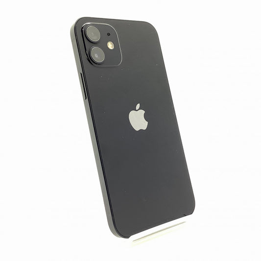 【全額返金保証】【最速発送】Apple iPhone iPhone 12 64GB ブラック au 白ロム 動作確認済 81%