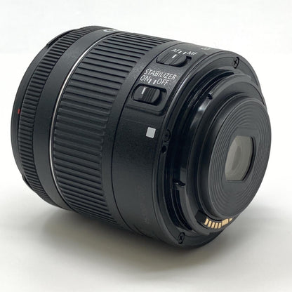 【全額返金保証】【最速発送】Canon EF-S18-55mm F4-5.6 IS STM ブラック 超美品 動作確認済