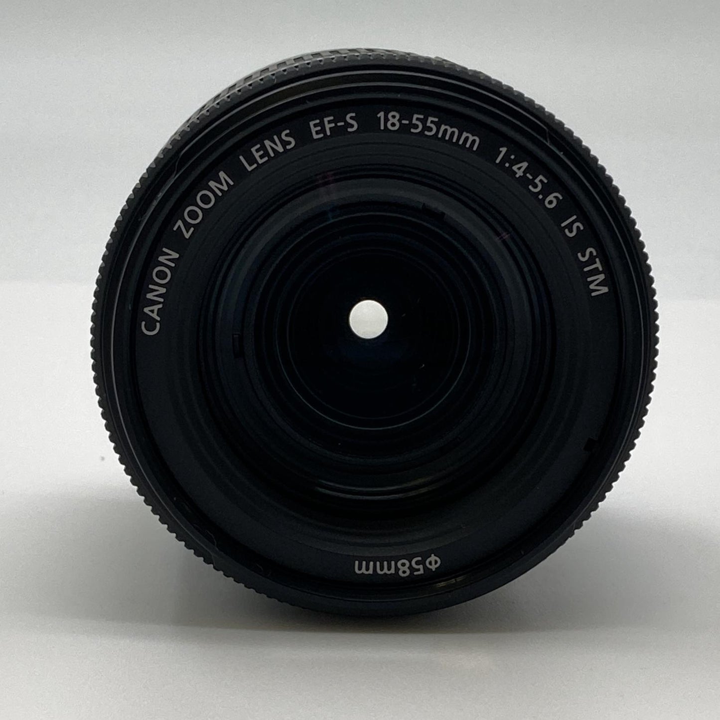 【全額返金保証】【最速発送】Canon EF-S18-55mm F4-5.6 IS STM ブラック 超美品 動作確認済