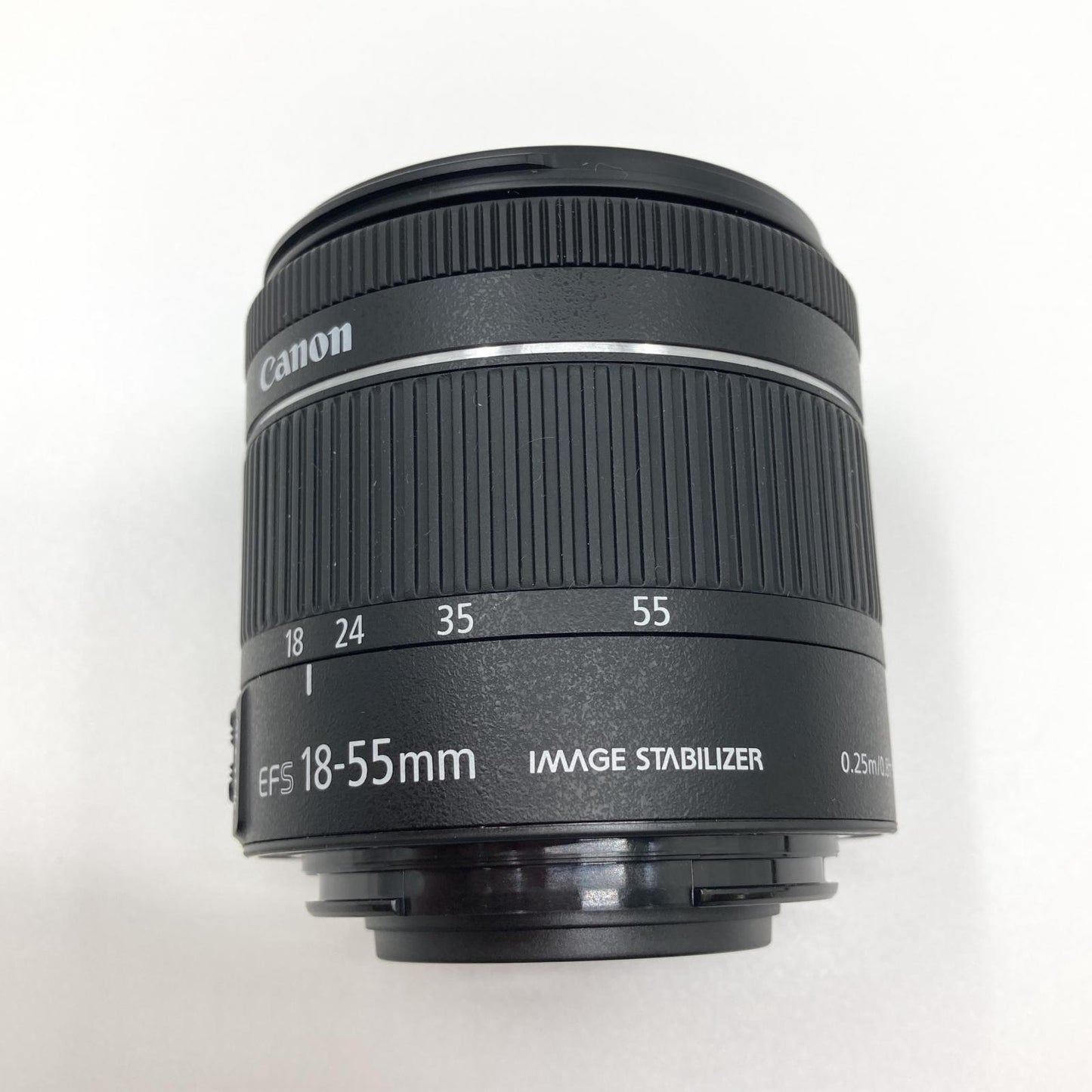 【全額返金保証】【最速発送】Canon EF-S18-55mm F4-5.6 IS STM ブラック 超美品 動作確認済