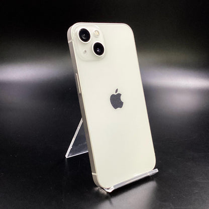 【全額返金保証】【最速発送】Apple iPhone iPhone 13 128GB スターライト 楽天モバイル SIMフリー 白ロム 動作確認済 86%