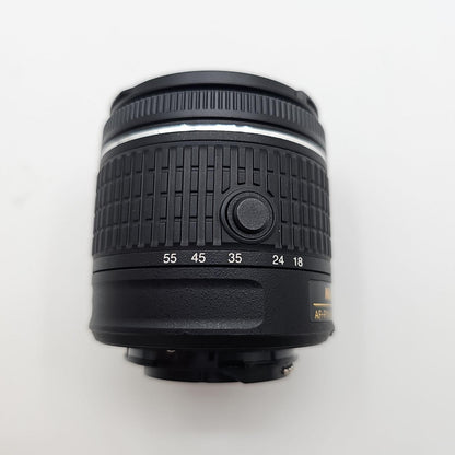【全額返金保証】【最速発送】Nikon AF-P DX 18-55/3.5-5.6GVR　ブラック 美品 動作確認済