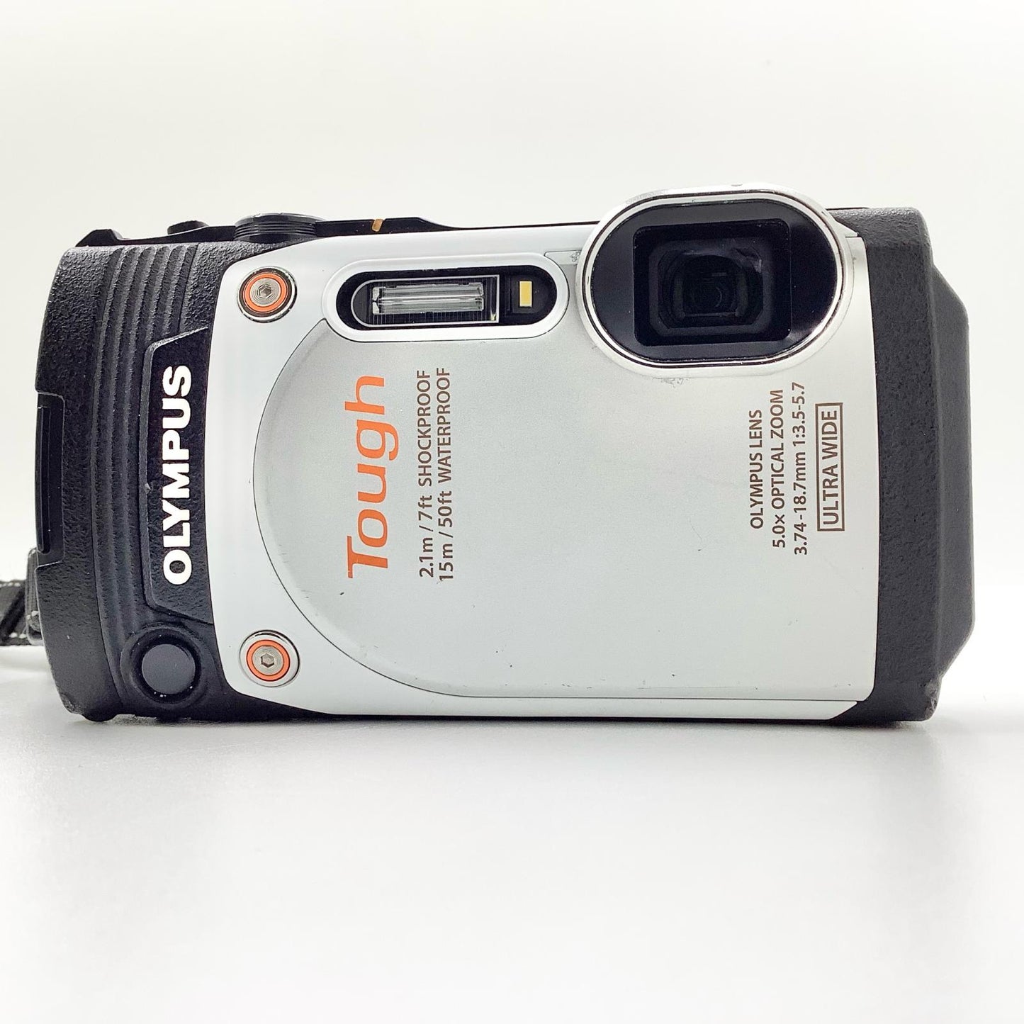 【全額返金保証】【最速発送】OLYMPUS コンパクトデジタルカメラ STYLUS TG-860 Tough ホワイト 動作確認済