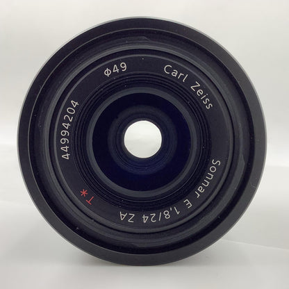 【全額返金保証】【最速発送】Sony Sonnar T* E 24mm F1.8 ZA SEL24F18Z 動作確認済
