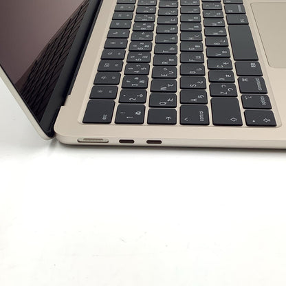 【全額返金保証】【最速発送】Apple MacBook Air Air 13インチ 2022 Apple M2 8GB SSD 256GB スターライト 100% 動作確認済