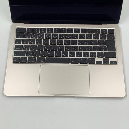【全額返金保証】【最速発送】Apple MacBook Air Air 13インチ 2022 Apple M2 8GB SSD 256GB スターライト 100% 動作確認済