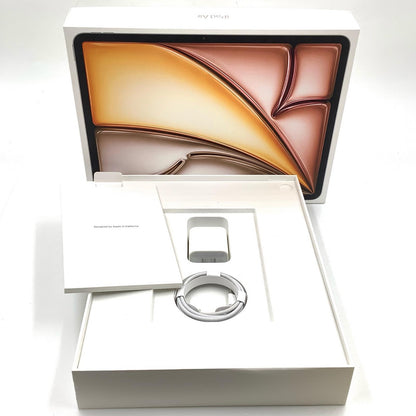 【全額返金保証】【最速発送】Apple iPad Air 13インチ 第6世代 1TB スターライト WiFi+Cellular 白ロム 超美品 動作確認済