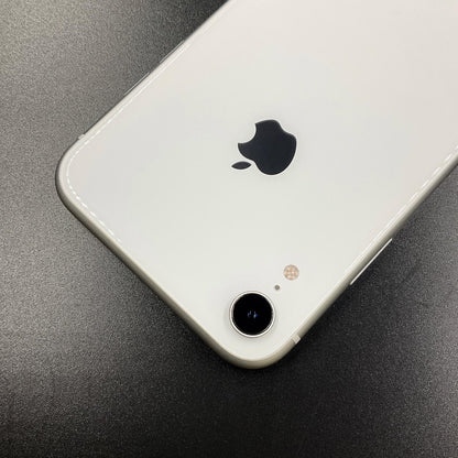 【全額返金保証】【最速発送】Apple iPhone iPhone XR 64GB ホワイト au 白ロム 動作確認済 80%