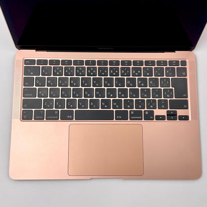 【全額返金保証】【最速発送】Apple MacBook Air 13.3インチ 2020 Apple M1 8GB SSD 256GB ゴールド 99% 美品 動作確認済