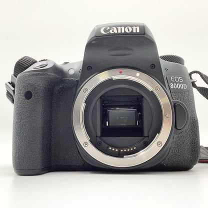 【全額返金保証】【最速発送】Canon デジタル一眼 EOS 8000D ボディ ブラック 動作確認済