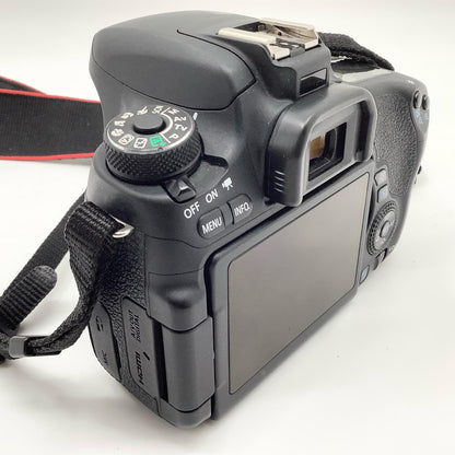【全額返金保証】【最速発送】Canon デジタル一眼 EOS 8000D ボディ ブラック 動作確認済