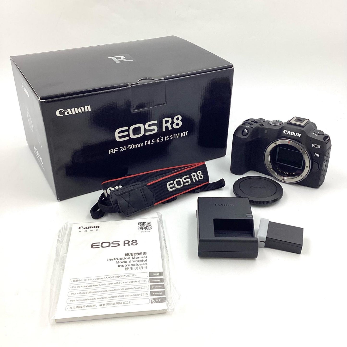 【全額返金保証】【最速発送】Canon デジタル一眼 EOS R8 ボディ ブラック 美品 動作確認済