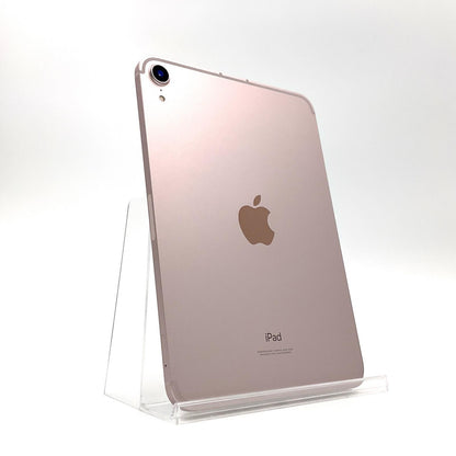 【全額返金保証】【最速発送】Apple iPad mini 8.3インチ 第6世代 64GB ピンク WiFi+Cellular SIMフリー 美品 動作確認済