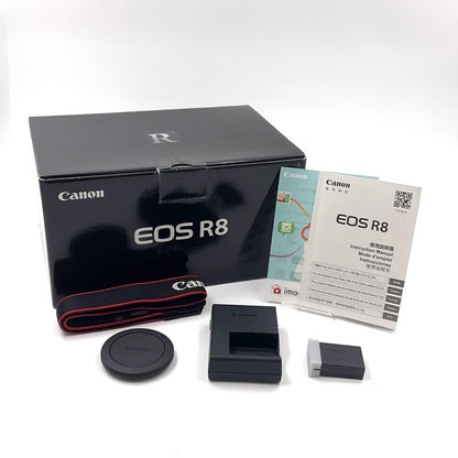 【全額返金保証】【最速発送】Canon デジタル一眼 EOS R8 ボディ ブラック 美品 動作確認済