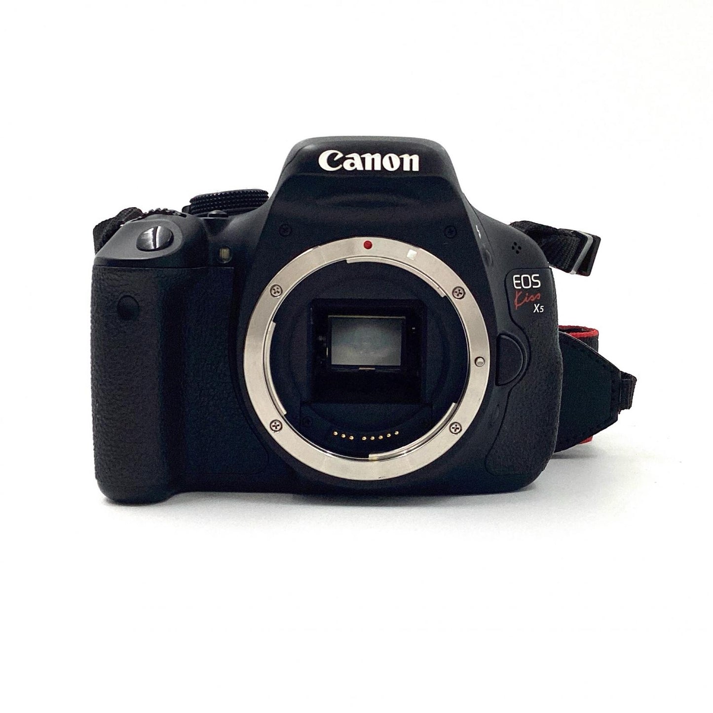 【全額返金保証】【最速発送】Canon デジタル一眼 EOS kiss X5 ダブルズームキット ブラック 動作確認済